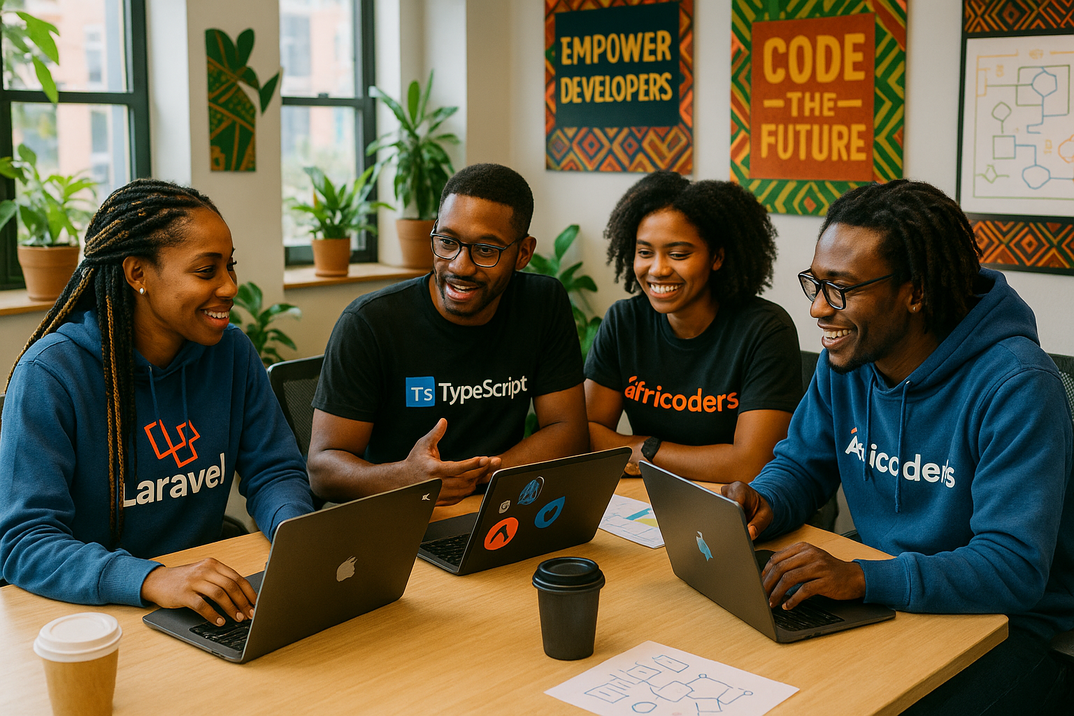 African developers collaborating